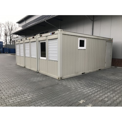 Office cabine 3 stuks gekoppeld grijs