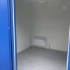 Container 10ft. geïsoleerd met deur zonder ramen blauw 