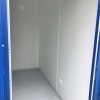 Container 10ft. geïsoleerd met deur zonder ramen blauw 
